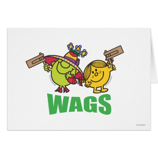 Mr. Men Little Miss Wags Cards (Front Horizontal)