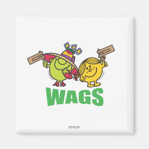 Mr. Men Little Miss Wags Magnet
