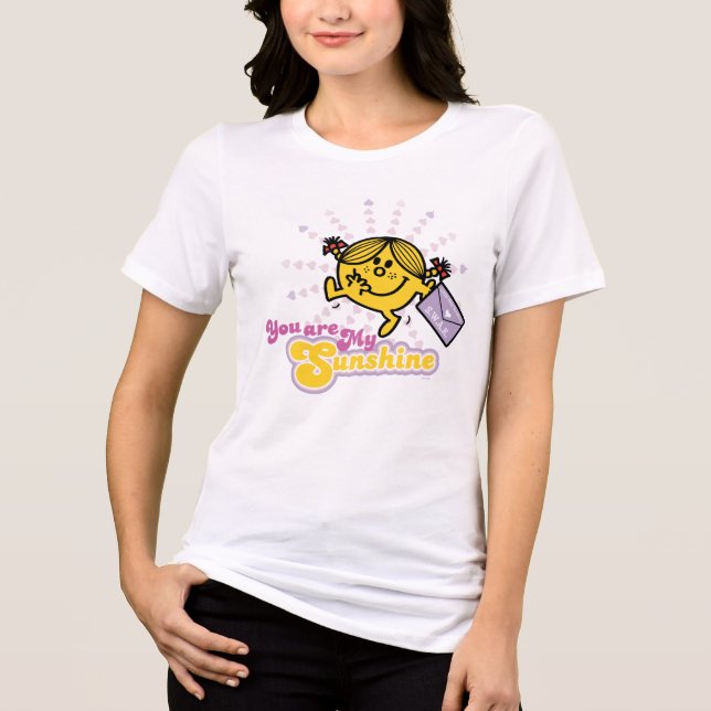 Mr. Men Little Miss "You Are My Sunshine" Tri-Blend Shirt (Front)