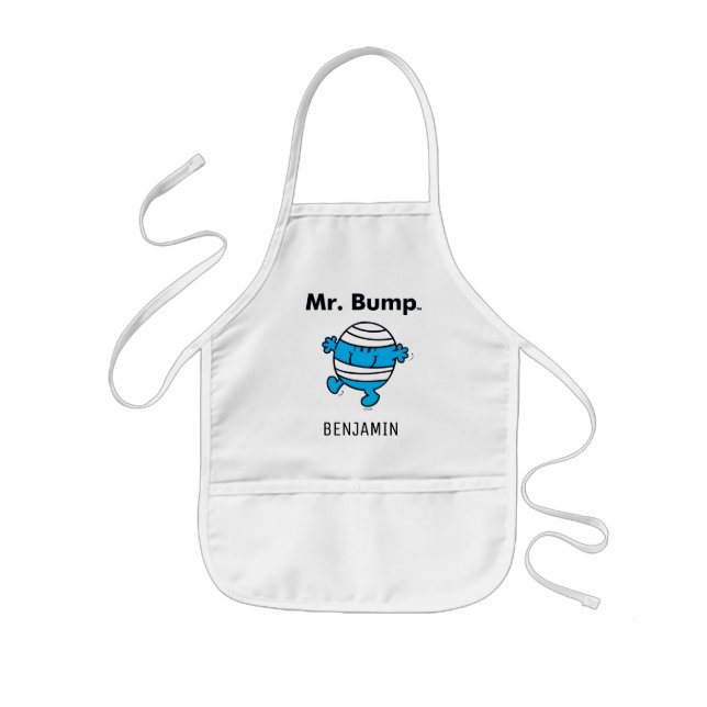 Mr. Men | Mr. Bump is a Clutz Kids' Apron (Front)