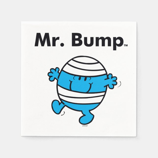Mr. Men | Mr. Bump is a Clutz Napkins (Front)
