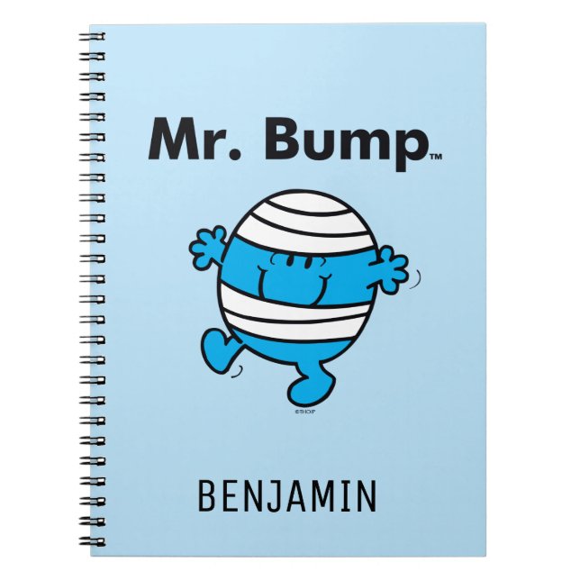 Mr. Men | Mr. Bump is a Clutz Notebook (Front)