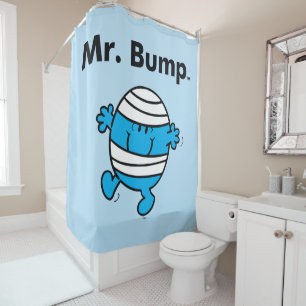 Mr. Men Mr. Bump is a Clutz Shower Curtain