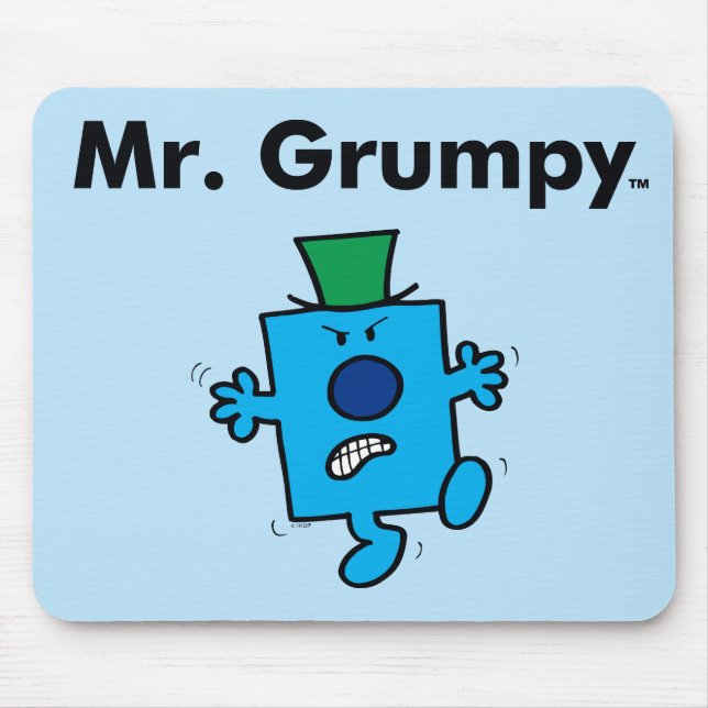 Mr. Men | Mr. Grumpy is a Grump Mouse Pad (Front)