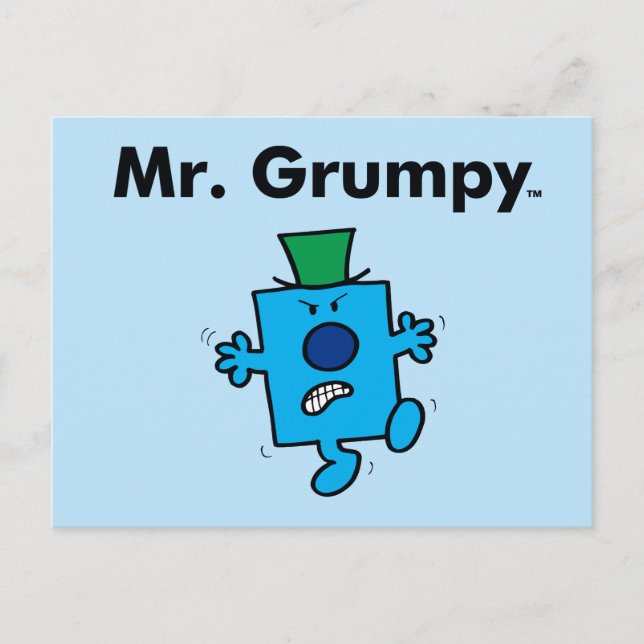 Mr. Men | Mr. Grumpy is a Grump Postcard (Front)