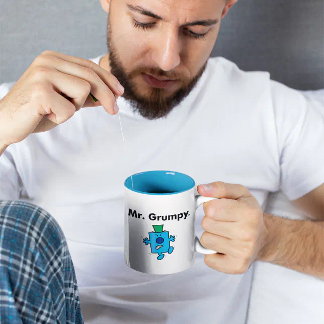 Mr. Men | Mr. Grumpy is a Grump Two-Tone Coffee Mug | Zazzle
