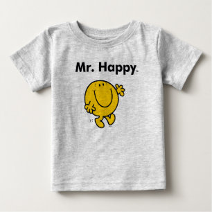 Mr. Men   Mr. Happy Is Always Happy Baby T-Shirt