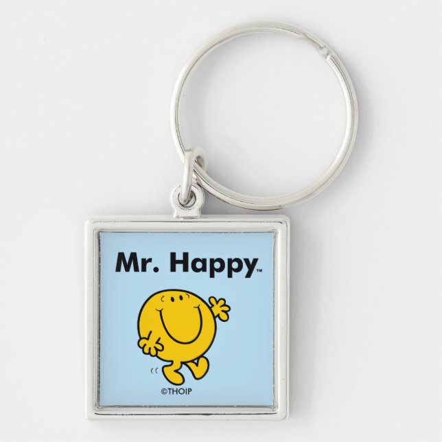 Mr. Men | Mr. Happy Is Always Happy Keychain (Front)