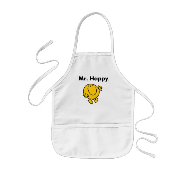 Mr. Men | Mr. Happy Is Always Happy Kids' Apron (Front)