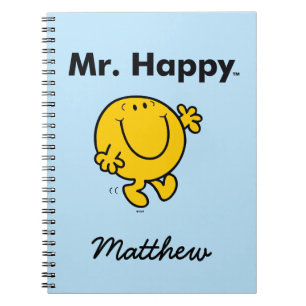 Mr. Men   Mr. Happy Is Always Happy Notebook