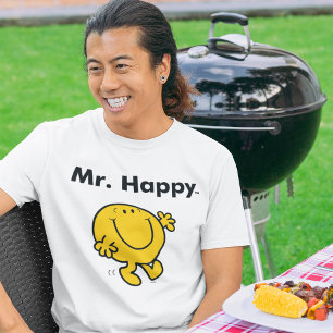 Mr. Men Mr. Happy Is Always Happy Tri-Blend Shirt