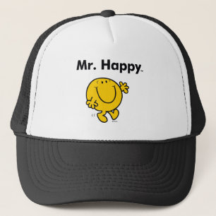 Mr. Men   Mr. Happy Is Always Happy Trucker Hat