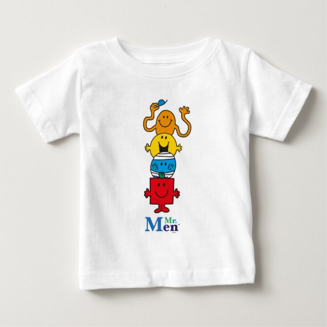 Mr. Men | Mr. Men Standing Tall Baby T-Shirt (Front)