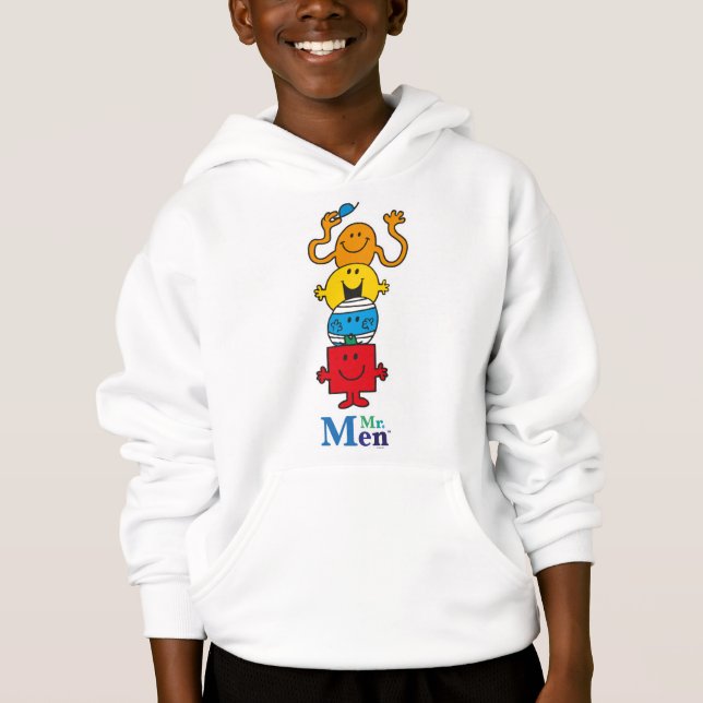 Mr. Men | Mr. Men Standing Tall Hoodie (Front)