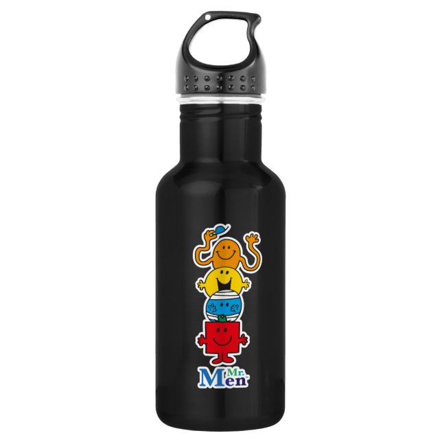 Mr. Men | Mr. Men Standing Tall Stainless Steel Water Bottle (Front)