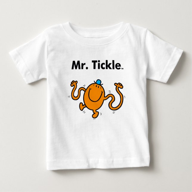 Mr. Men | Mr. Tickle Will Tickle Baby T-Shirt (Front)