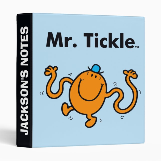 Mr. Men | Mr. Tickle Will Tickle Binder (Front/Spine)