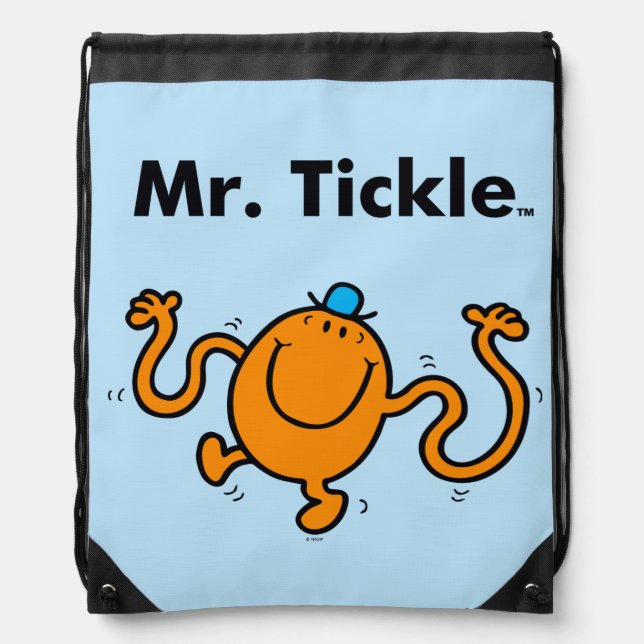 Mr. Men | Mr. Tickle Will Tickle Drawstring Bag (Front)