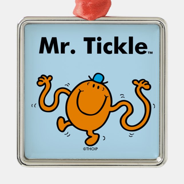Mr. Men | Mr. Tickle Will Tickle Metal Ornament (Front)