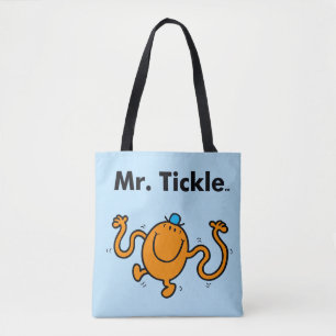 Mr. Men Mr. Tickle Will Tickle Tote Bag