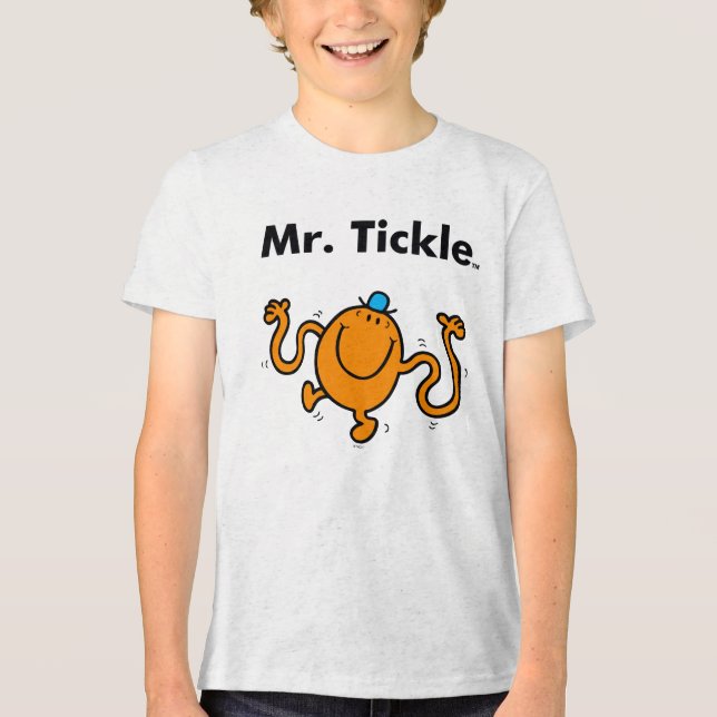 Mr. Men | Mr. Tickle Will Tickle Tri-Blend Shirt (Front)