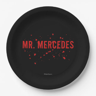 Mr. Mercedes Logo Paper Plates