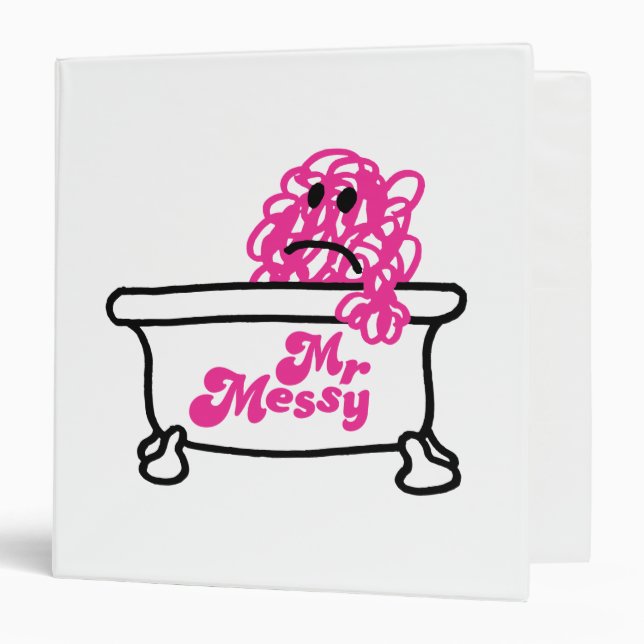 Mr. Messy | Bathtub Logo Binder (Front/Inside)