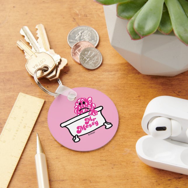 Mr. Messy | Bathtub Logo Keychain (Desk)