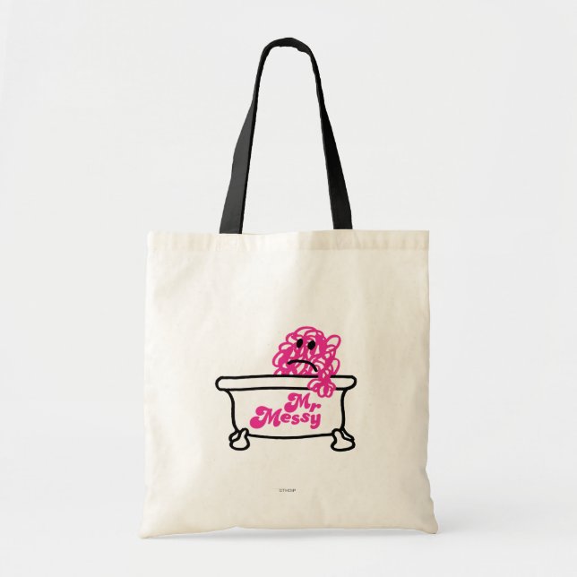 Mr. Messy | Bathtub Logo Tote Bag (Front)
