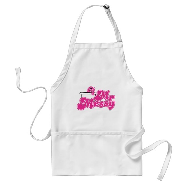 Mr. Messy | Bathtub Soaking Adult Apron (Front)