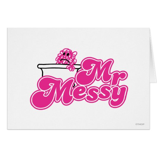 Mr. Messy | Bathtub Soaking Cards (Front Horizontal)