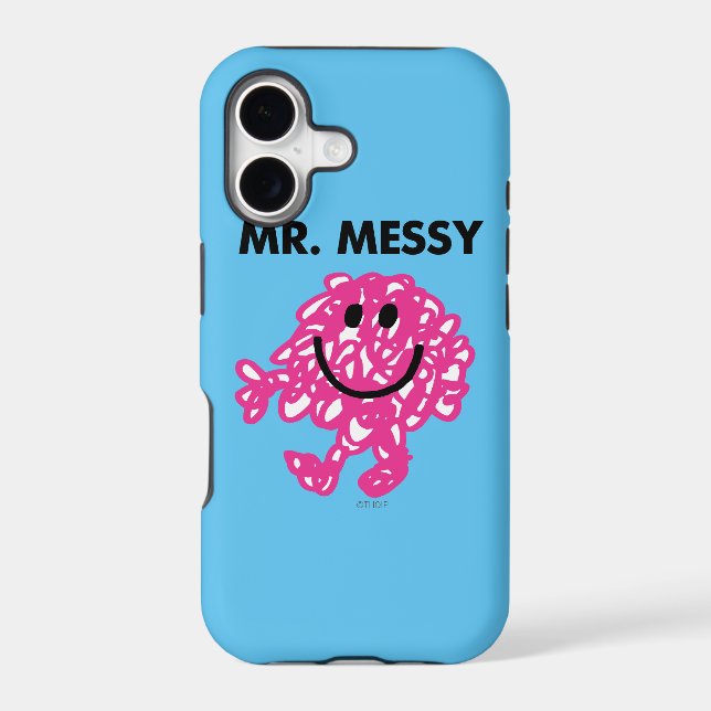 Mr. Messy | Classic Pose Iphone Case (Back)
