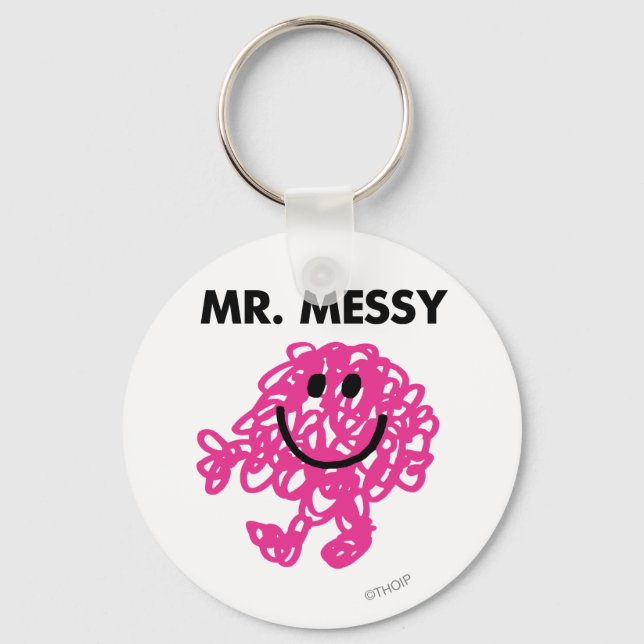 Mr. Messy | Classic Pose Keychain (Front)