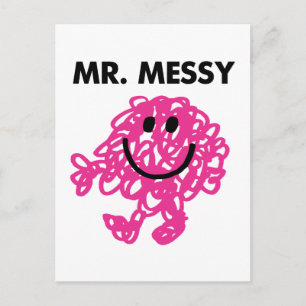Mr. Messy   Classic Pose Postcard
