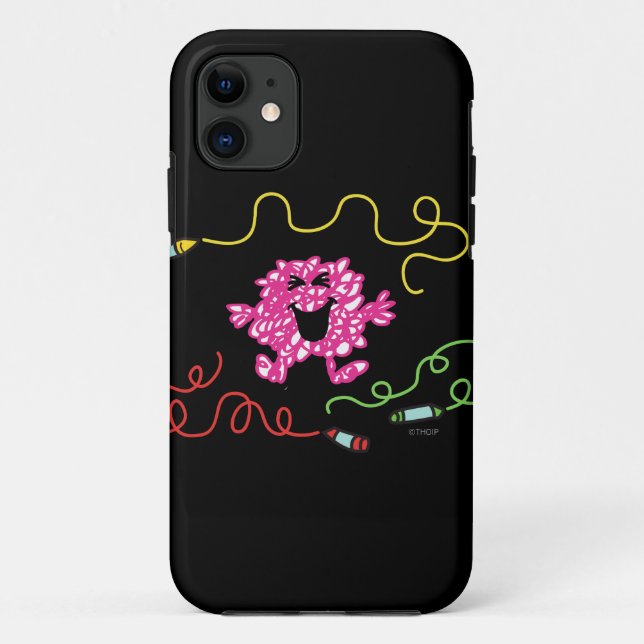 Mr. Messy Playing With Crayons Case-Mate iPhone Case (Back)