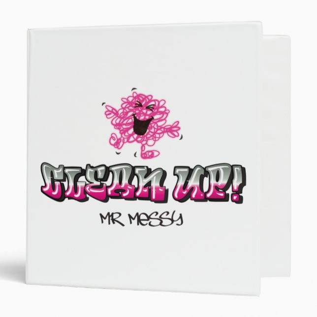 Mr. Messy Says Clean Up Binder (Front/Inside)