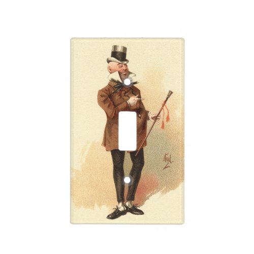Mr Micawber by Kyd _ Dickens David Copperfield Light Switch Cover