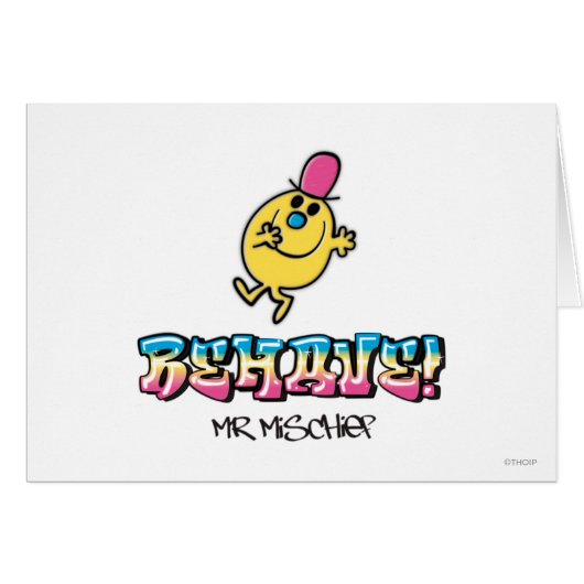 Mr. Mischief | Behave Cards (Front Horizontal)