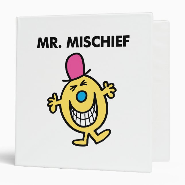 Mr. Mischief | Smiling Gleefully Binder (Front/Inside)
