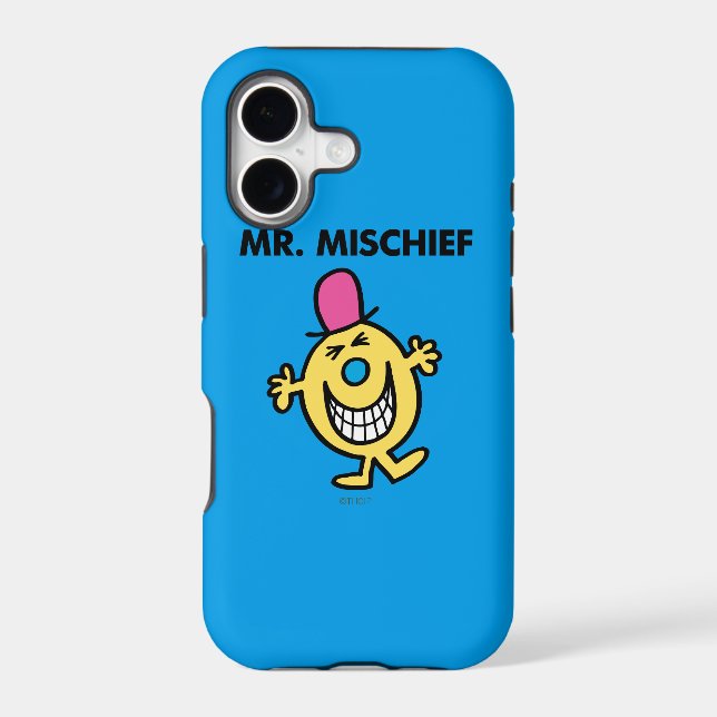 Mr. Mischief | Smiling Gleefully Iphone Case (Back)