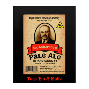 Mr. Molotov's Pale Ale Acrylic Print