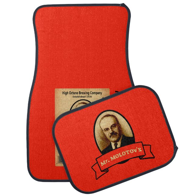 Mr. Molotov's Pale Ale Car Floor Mat (Set)