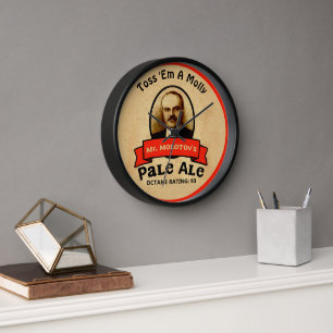 Mr. Molotov's Pale Ale Clock
