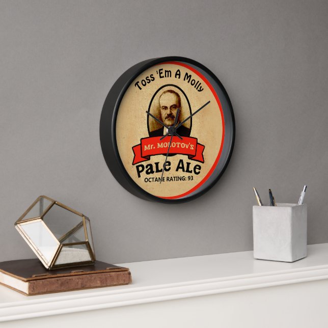 Mr. Molotov's Pale Ale Clock (Office)