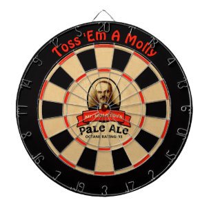 Mr. Molotov's Pale Ale Dart Board