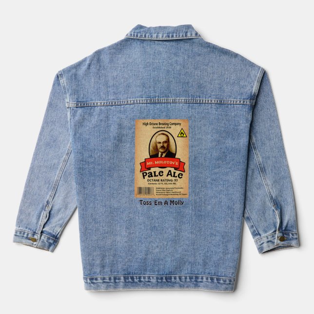 Mr. Molotov's Pale Ale  Denim Jacket (Back)