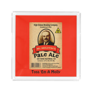 Mr. Molotov's Pale Ale Label Acrylic Tray