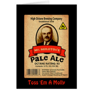 Mr. Molotov's Pale Ale Label Cards