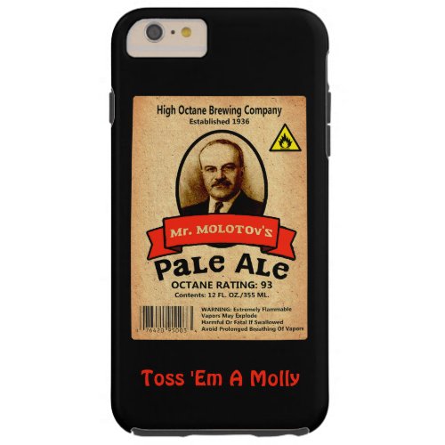 Mr Molotovs Pale Ale Label Tough iPhone 6 Plus Case
