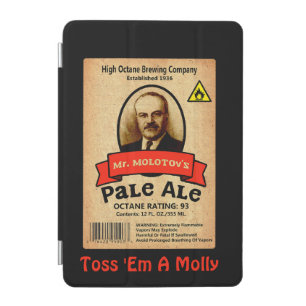 Mr. Molotov's Pale Ale Label iPad Mini Cover